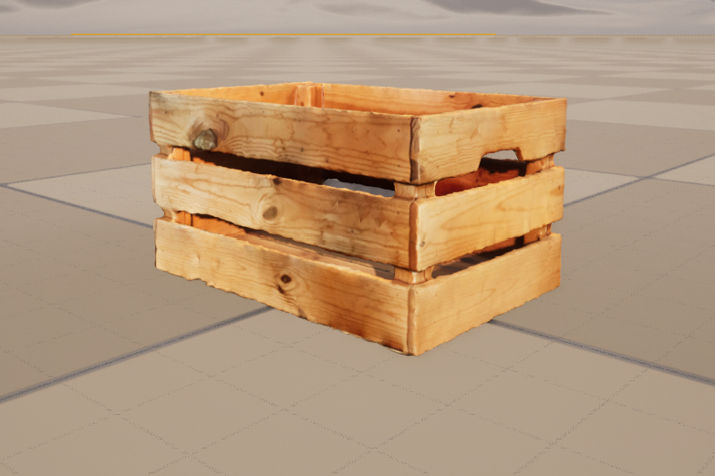 Scan-to-Simulation Workflow: Wooden Box Asset for Unreal Engine